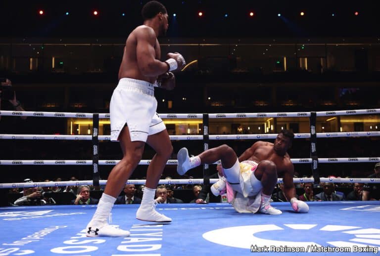 Image: Tonight’s Live Boxing Results: Anthony Joshua vs. Francis Ngannou