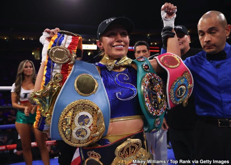 Image: Boxing Results: Seniesa Estrada defeats Yokasta Valle