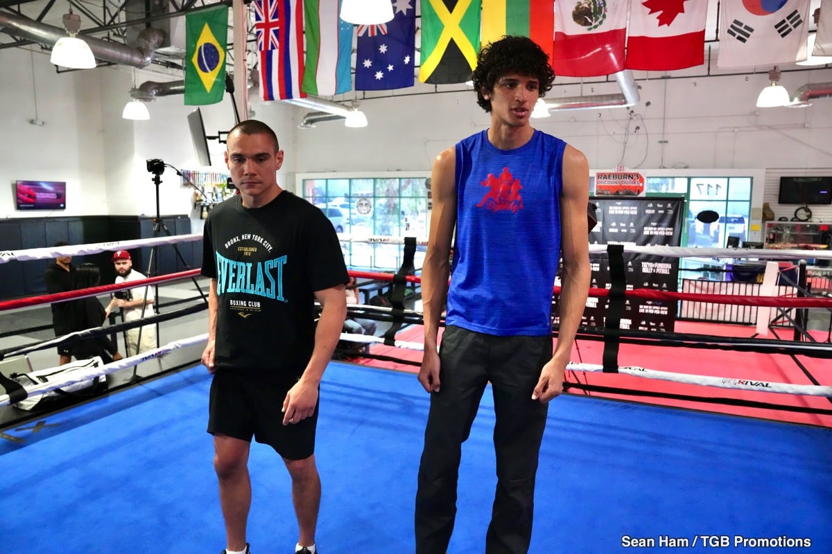 Image: Fundora Eager for Crawford Clash, Sizes Up Tszyu Challenge