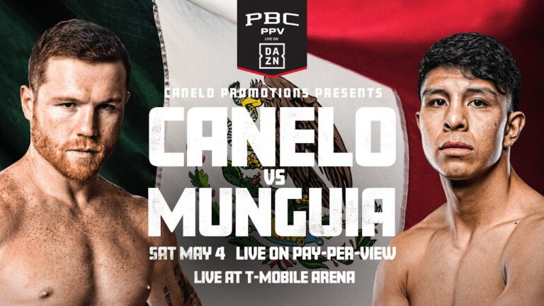 Image: Canelo vs. Munguia Set for May 4th in Las Vegas! Undisputed Champion Defends Titles