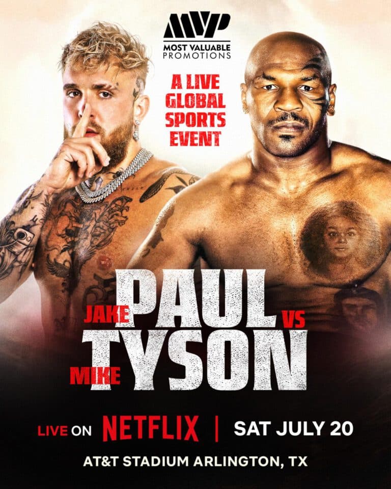 Image: Mike Tyson's Matchup With Jake Paul Draws Criticism Due To Boxing Legend's Age