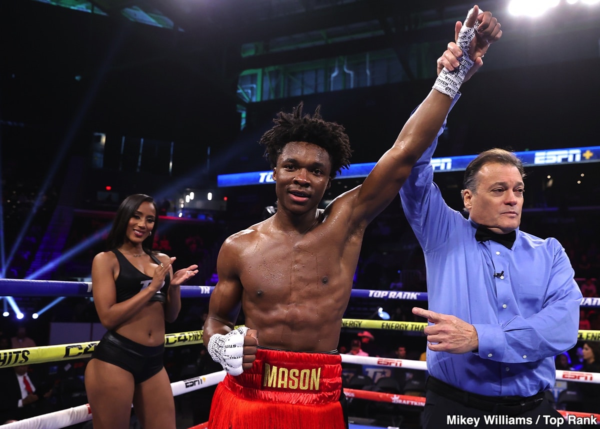 Image: Boxing Results: Abdullah Mason Crushes Ronal Ron in 4th Round Knockout