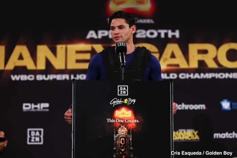 Image: Ryan Garcia Misses Weight, Haney Looks Drained: Weigh-in Results for Saturday