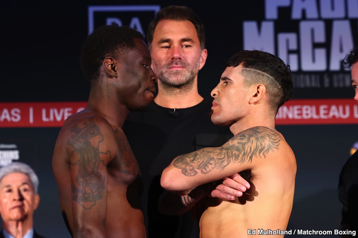 Image: Hearn to Hitchins: "Knock Him Out and Entertain!"