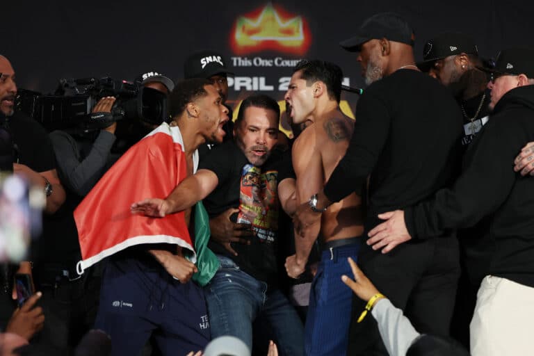 Image: Garcia Pays Up: Ryan Honors $1.5 Million Weight Miss Bet for Haney Fight