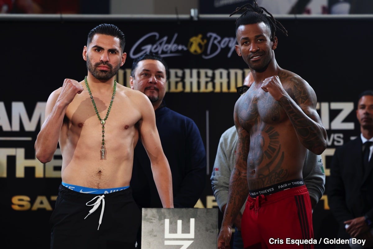 Ramirez – Barthelemy & Ortiz vs. Dulorme – Weigh-in Results for Saturday on DAZN