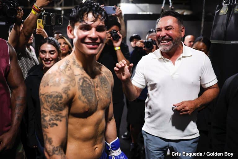 Image: Ryan Garcia Threatens Promoter Eddie Hearn: "I'm Going to Punch Him in the Face"