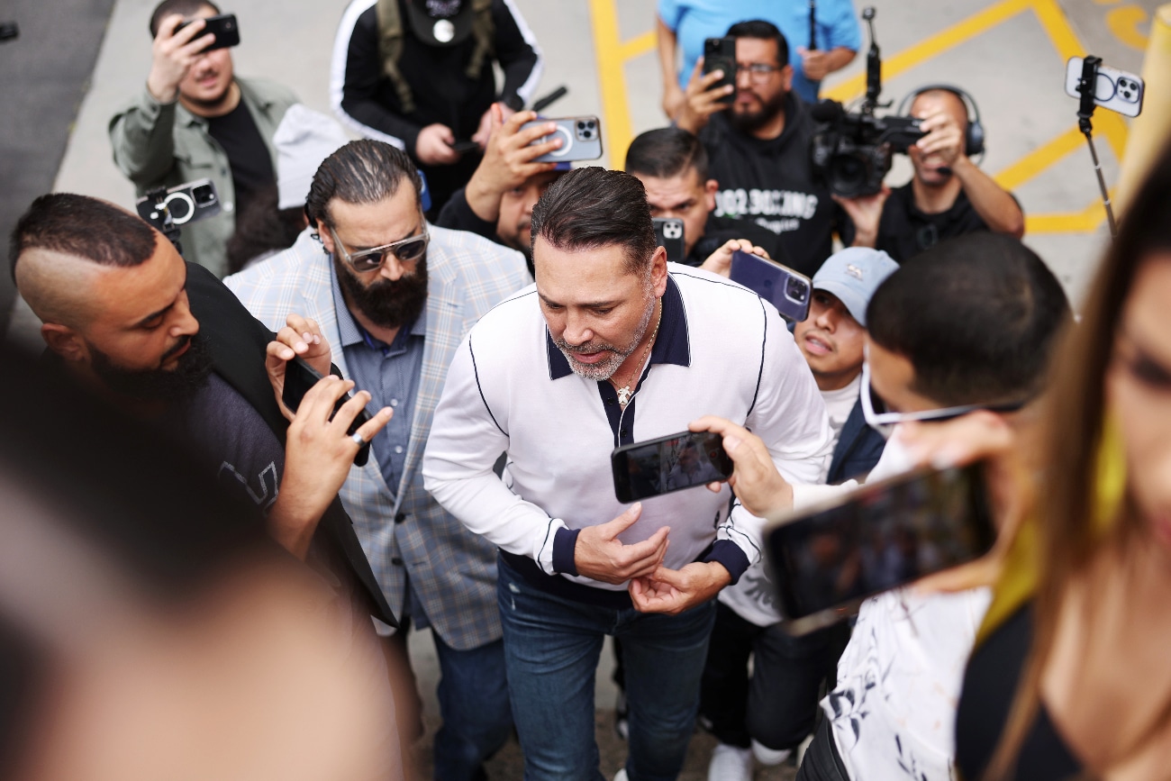 Image: Oscar De La Hoya says Ryan Garcia's troll act got Devin Haney to fight angry