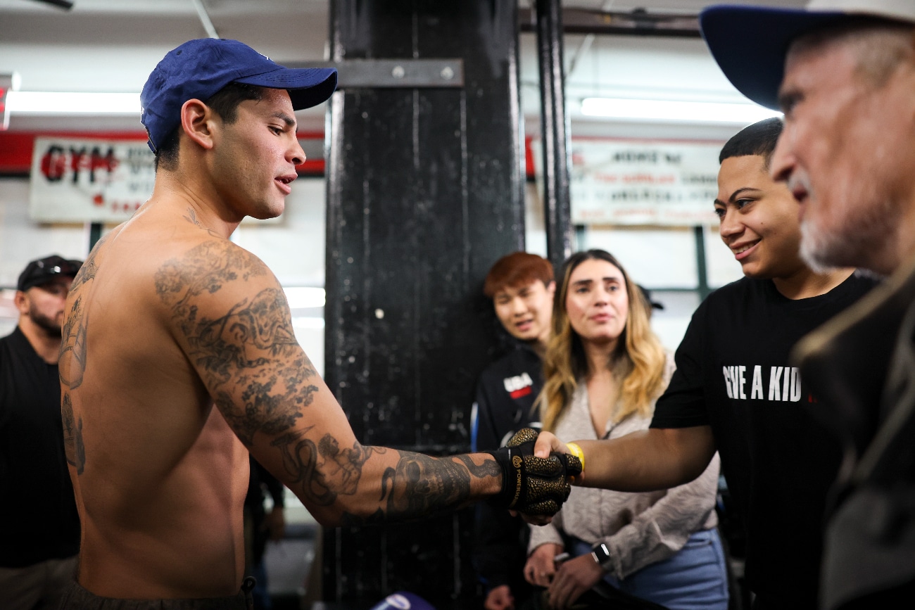 Image: 144-lb Catchweight for Ryan Garcia-Isaac 'Pitbull' Cruz Clash