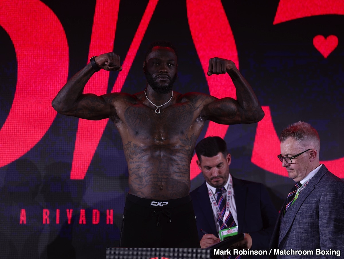 Image: Wilder's Weight Disadvantage Could Be Deciding Factor in Zhang Fight