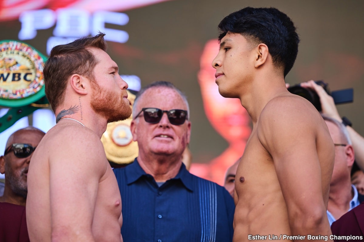 Image: Canelo & Munguia Make Weight, Tension Builds Ahead of Vegas Clash