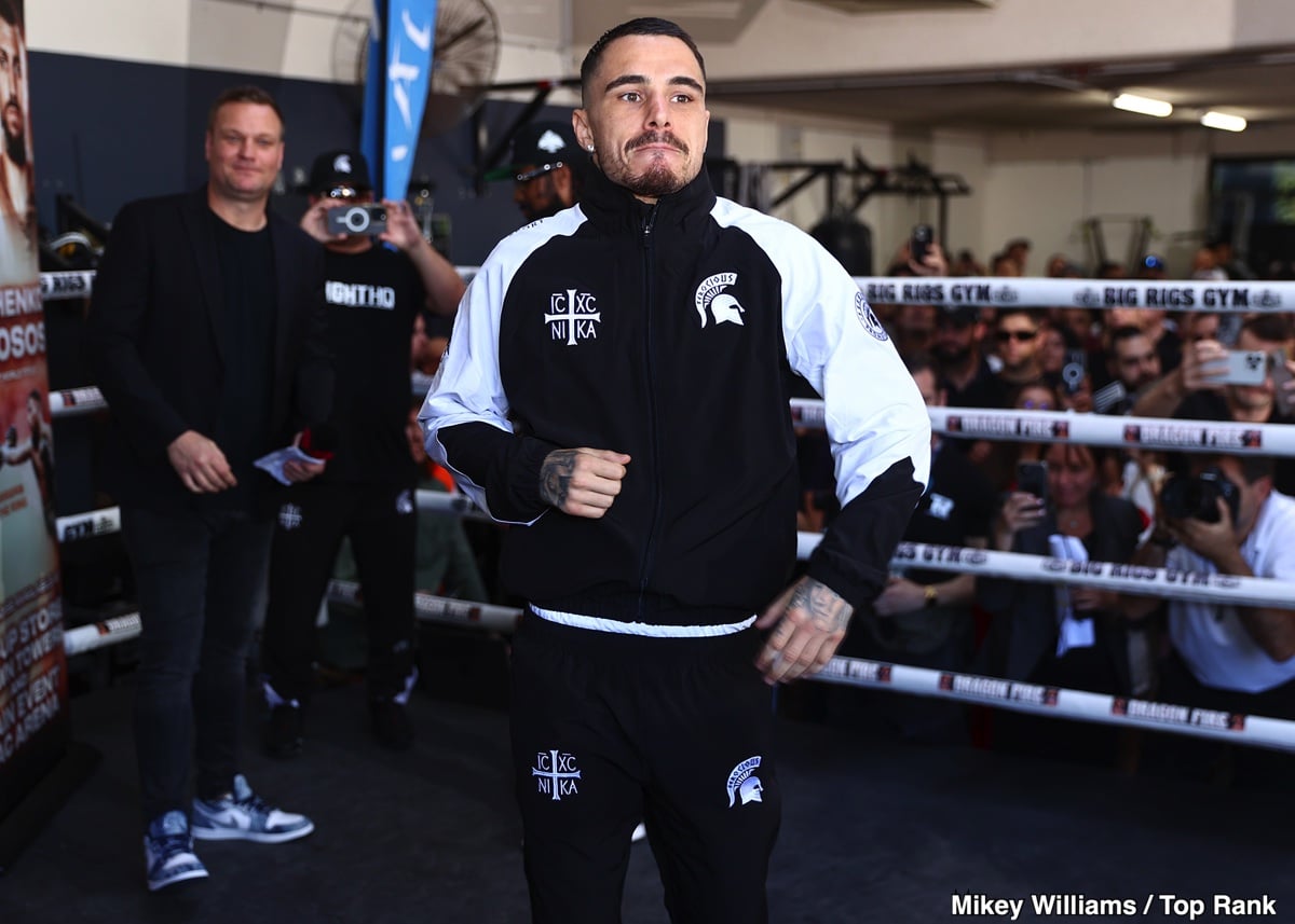 Image: Kambosos Headlines Sydney Card on March 22nd