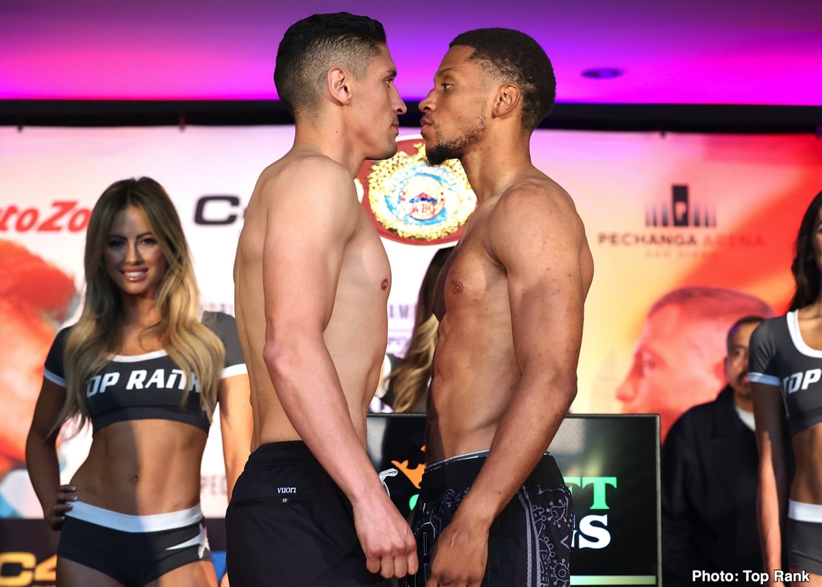 Image: Navarrete vs. Denys Berinchyk & Santillan vs. Normal Jr - Weigh-in Results for Saturday on ESPN