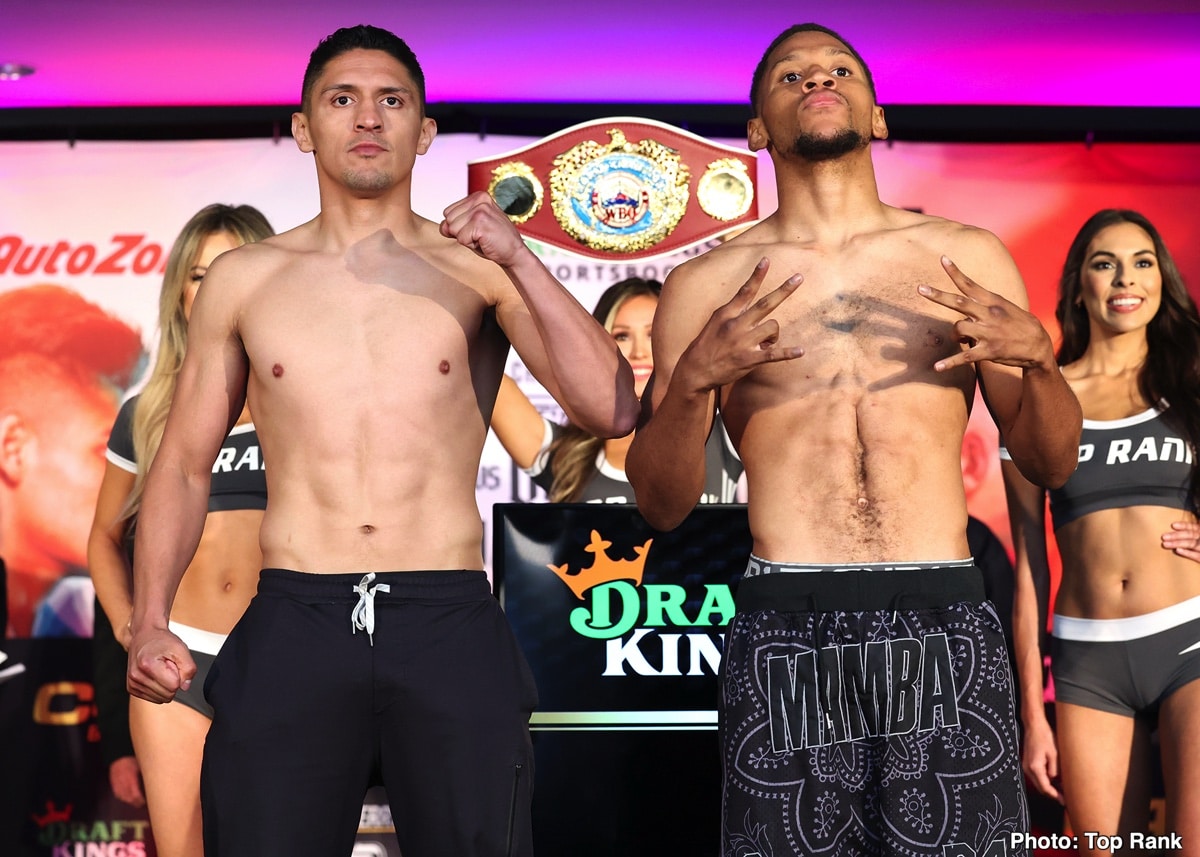 Image: Navarrete vs. Denys Berinchyk & Santillan vs. Normal Jr - Weigh-in Results for Saturday on ESPN