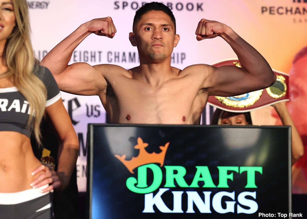 Image: Navarrete vs. Denys Berinchyk & Santillan vs. Normal Jr - Weigh-in Results for Saturday on ESPN