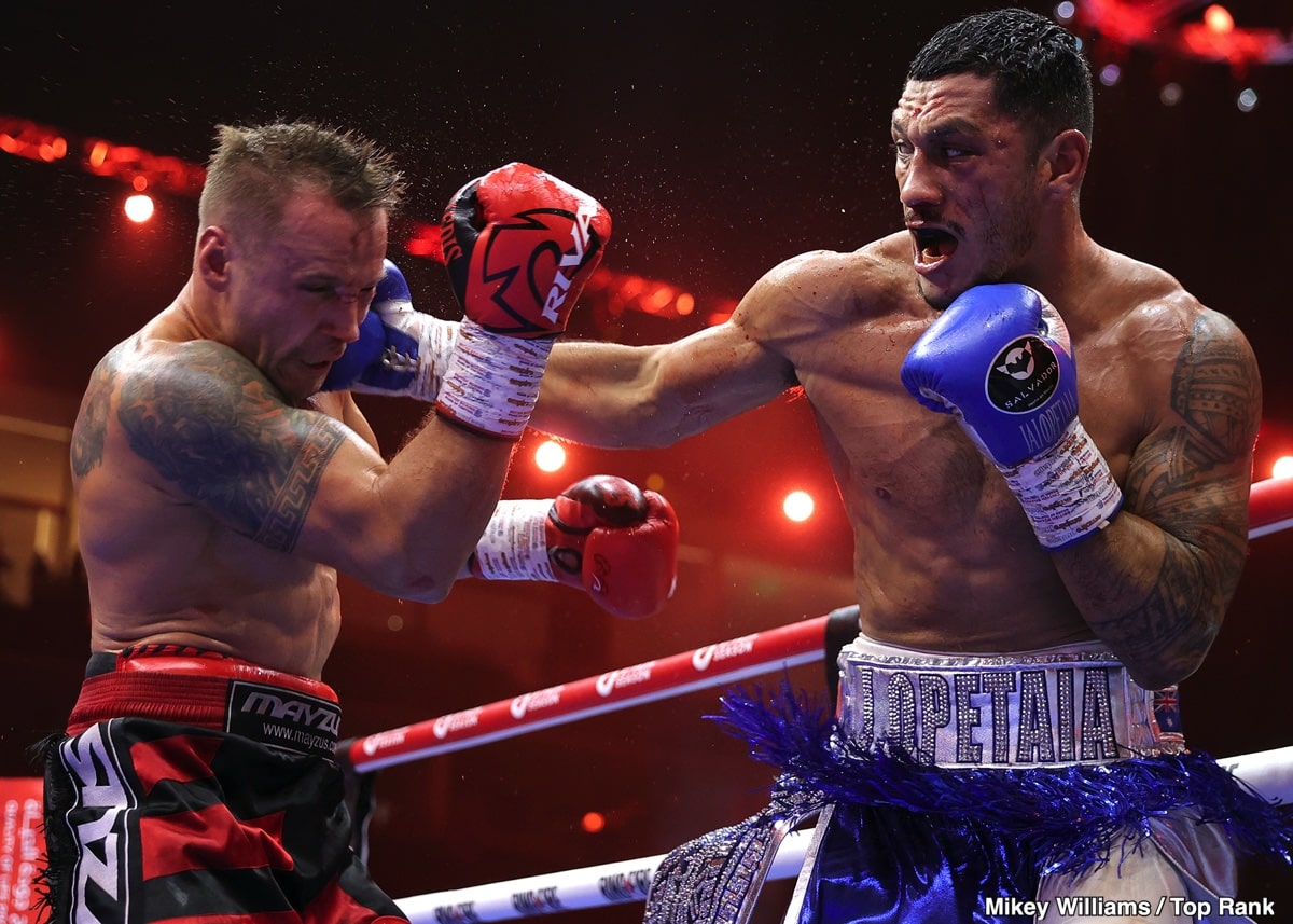 Image: Jai Opetaia Defeats Briedis And Wins Vacant IBF Title