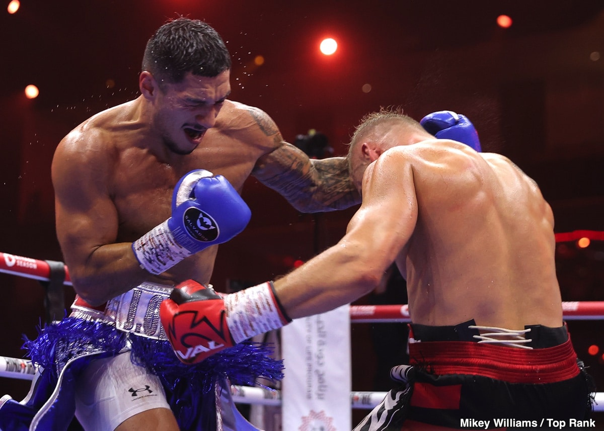 Image: Boxing Results: Opetaia Clinches the Win But Briedis Steals the Show