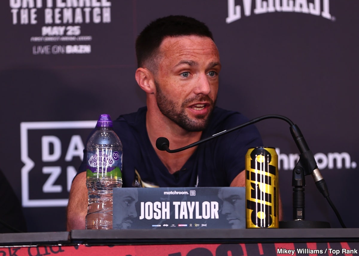 Image: Eddie Hearn Wants to Sign Josh Taylor And Do Rebuild Job
