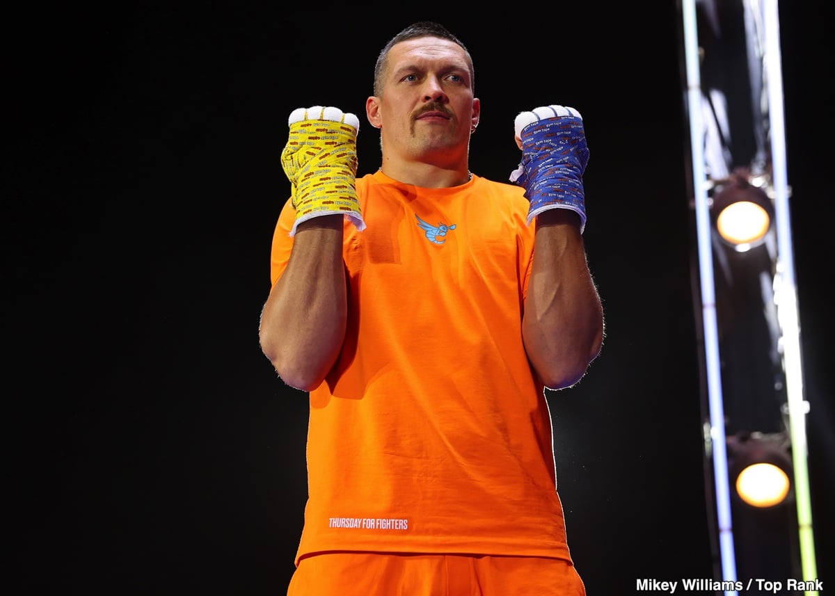 Image: Usyk's Team Complains About Suspicious Ring Canvas "Seam" - Is Fury Playing Dirty?