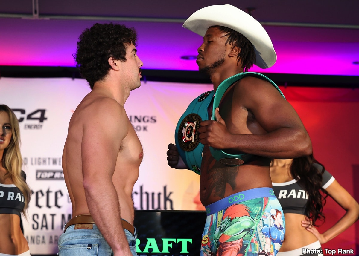 Image: Navarrete vs. Denys Berinchyk & Santillan vs. Normal Jr - Weigh-in Results for Saturday on ESPN