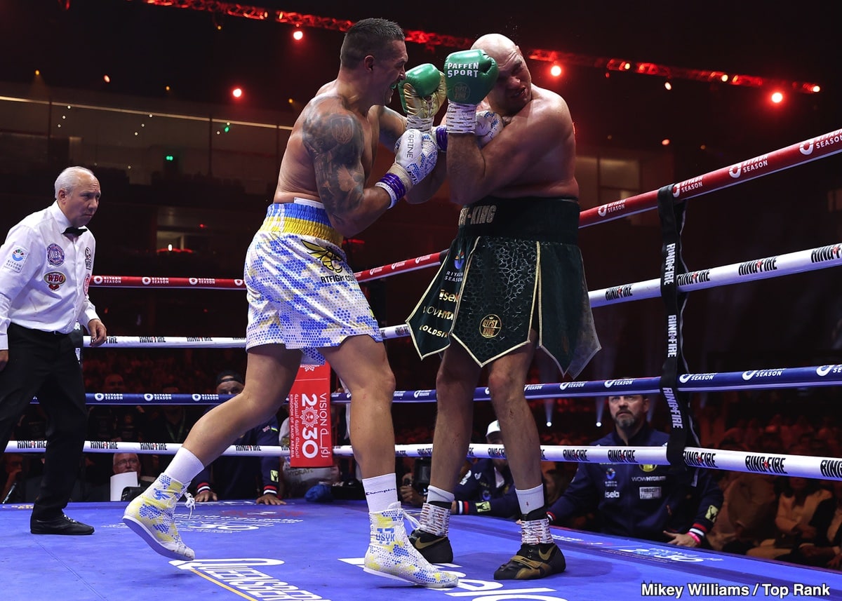 Image: Fury's Age, Weight, and Usyk Stand in His Way