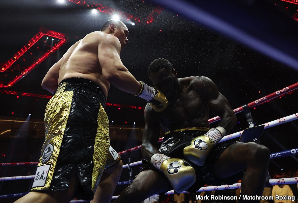 Image: Deontay Wilder Claims He Fought with a Broken Arm in Recent Losses