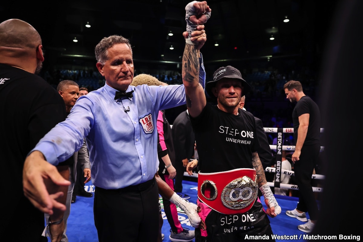 Image: Boxing Results: IBF Super Light Champ Subriel Matias Upset by Liam Paro
