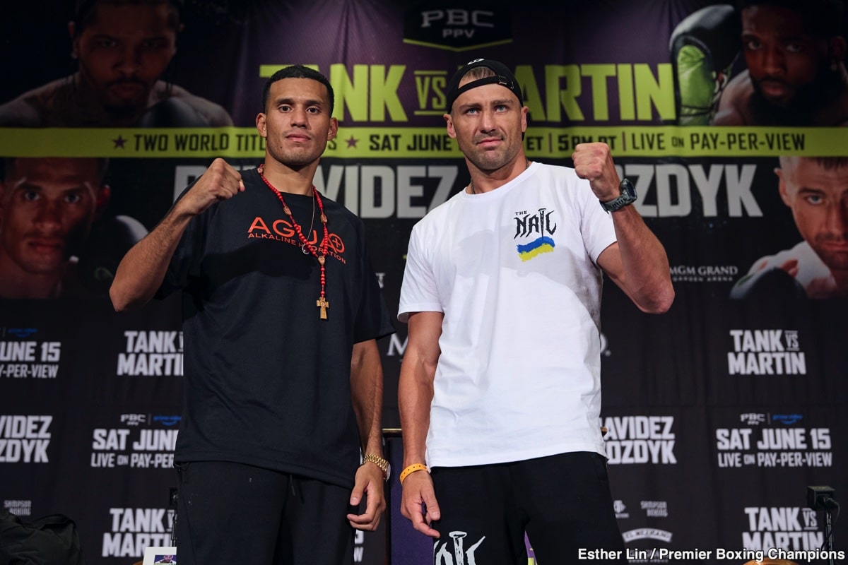 Image: Benavidez vs. Gvozdyk Live on Prime Video on June 15th in Las Vegas