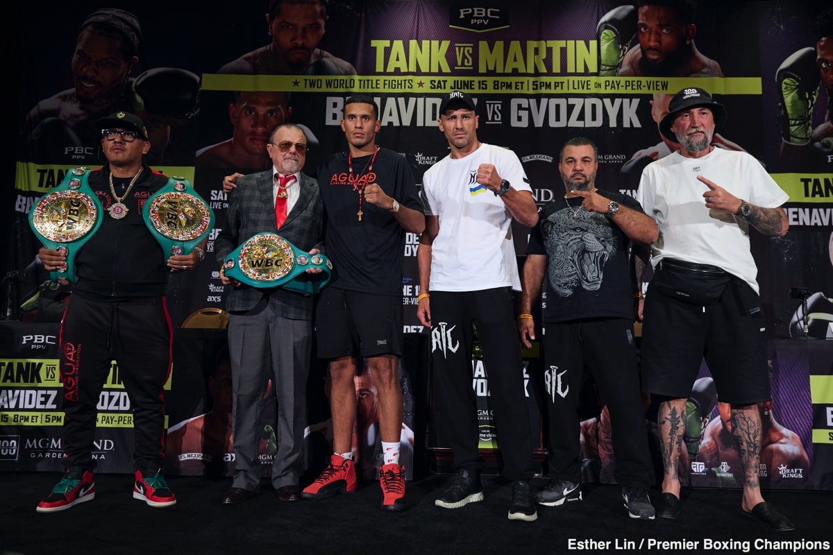 Image: Benavidez vs. Gvozdyk Live on Prime Video on June 15th in Las Vegas
