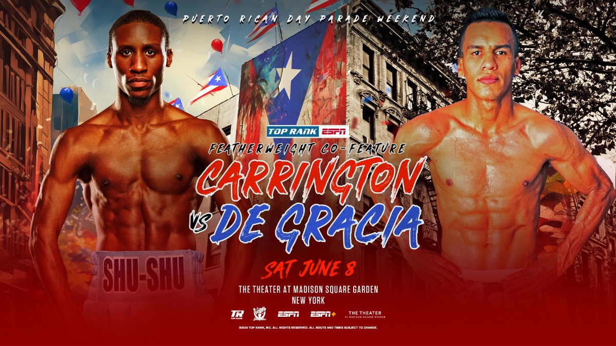 Image: Bruce "Shu Shu" Carrington Set To Face Late-Sub Brayan De Gracia