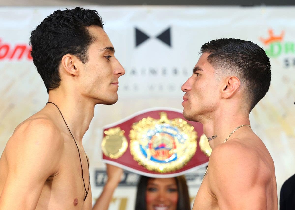 Image: Rafael Espinoza 125.6 vs. Sergio Chirino 125.6 - Weigh-in Results for Friday Night on ESPN+