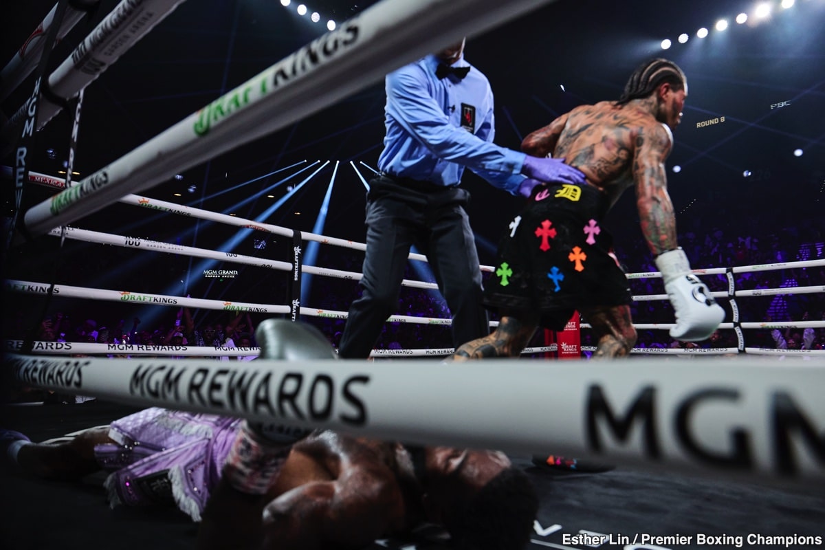 Image: Boxing Results: Gervonta Davis Stops Frank Martin & Benavidez defeats Gvozdyk
