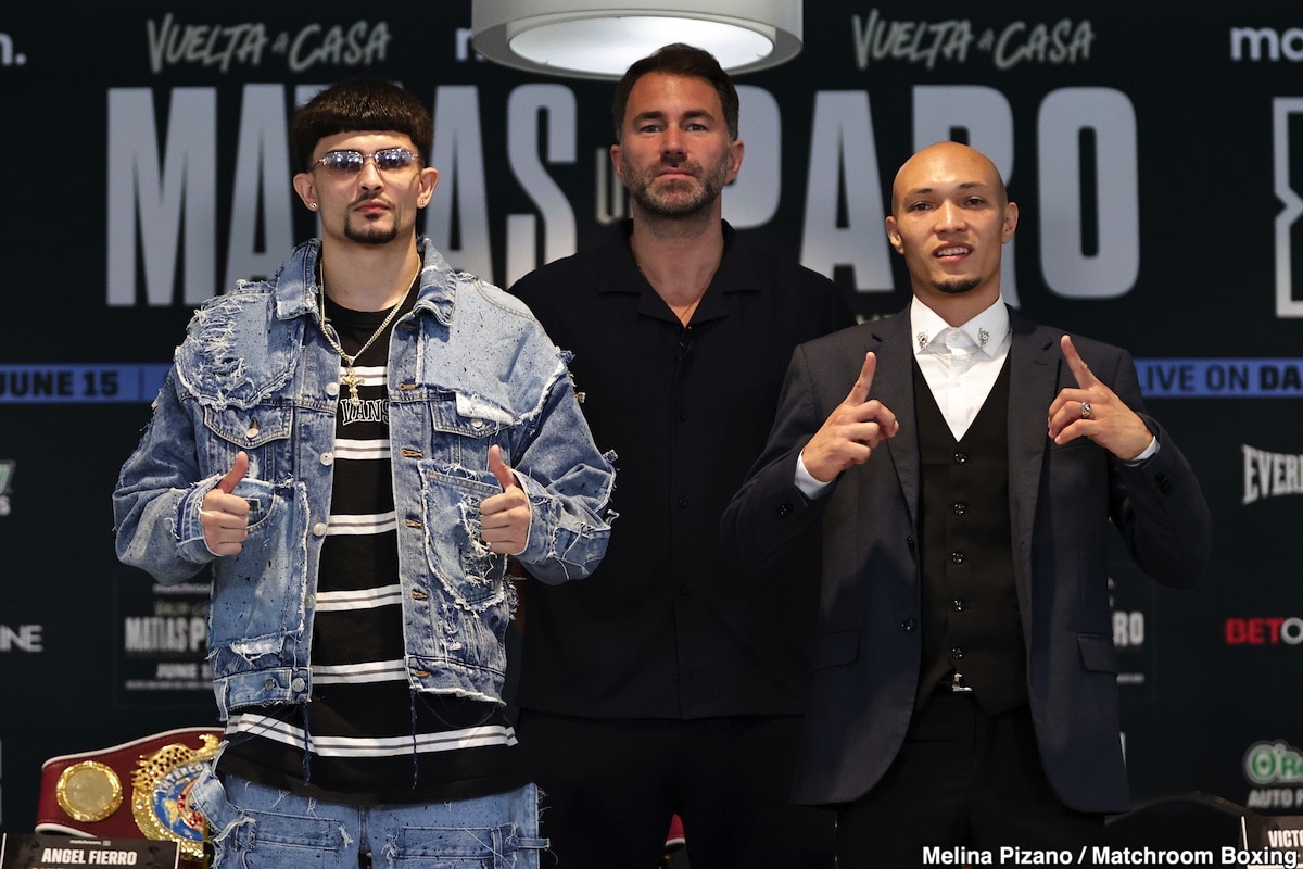 Image: Matias vs Paro live on DAZN on June 15th in Puerto Rico