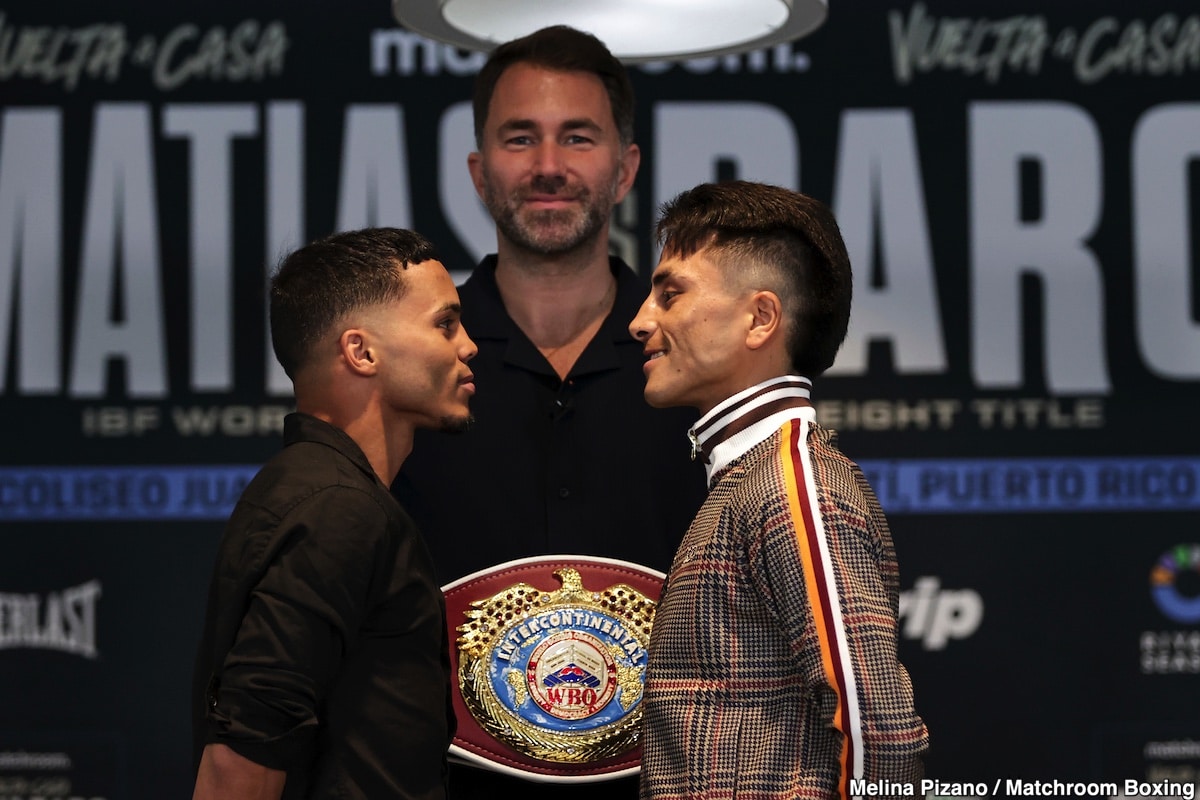 Image: Matias vs Paro live on DAZN on June 15th in Puerto Rico