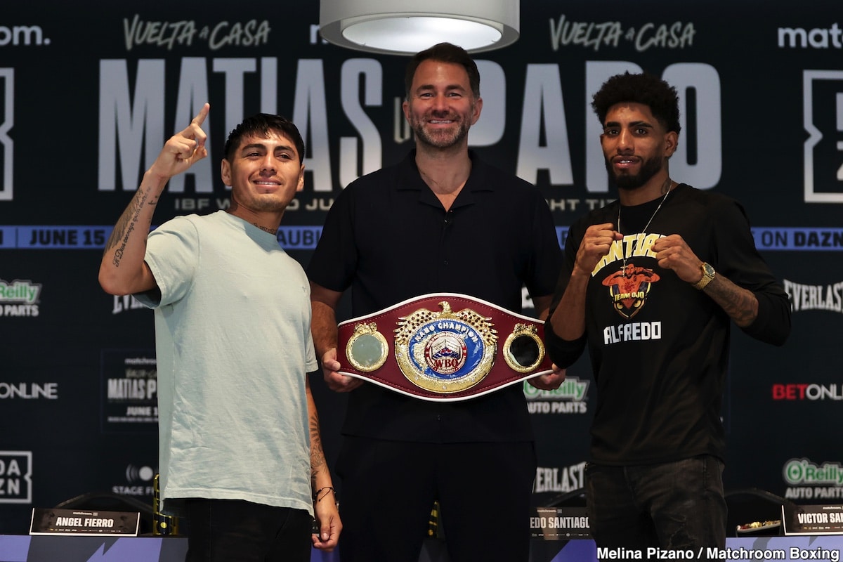 Image: Matias vs Paro live on DAZN on June 15th in Puerto Rico