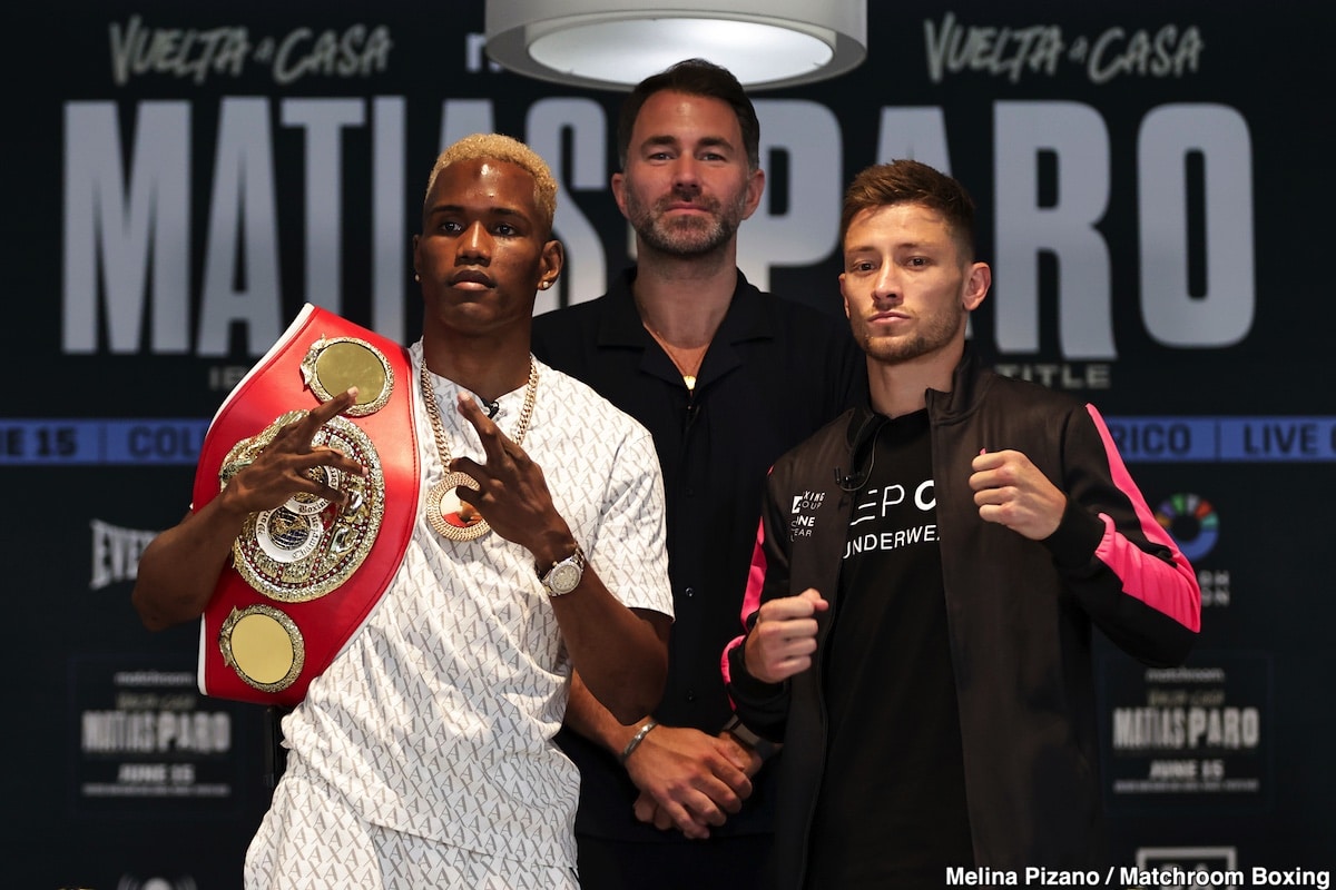 Image: Matias vs Paro live on DAZN on June 15th in Puerto Rico