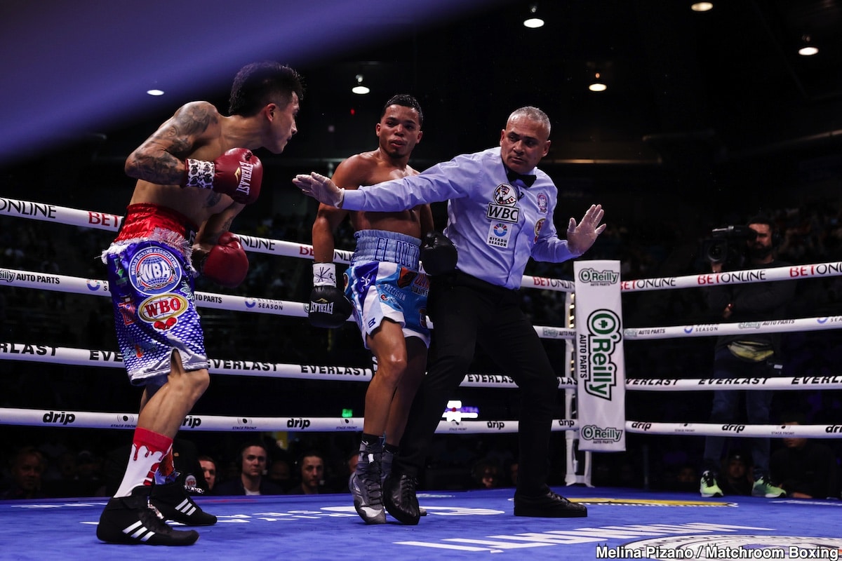 Image: Boxing Results: IBF Super Light Champ Subriel Matias Upset by Liam Paro
