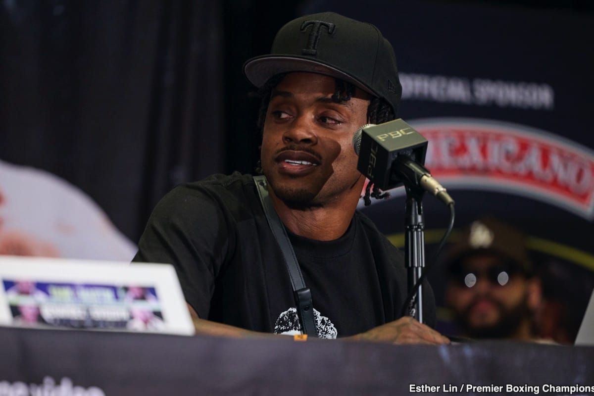Image: Tank Davis Attempts to Intimidate Frank Martin at Final Press Conference