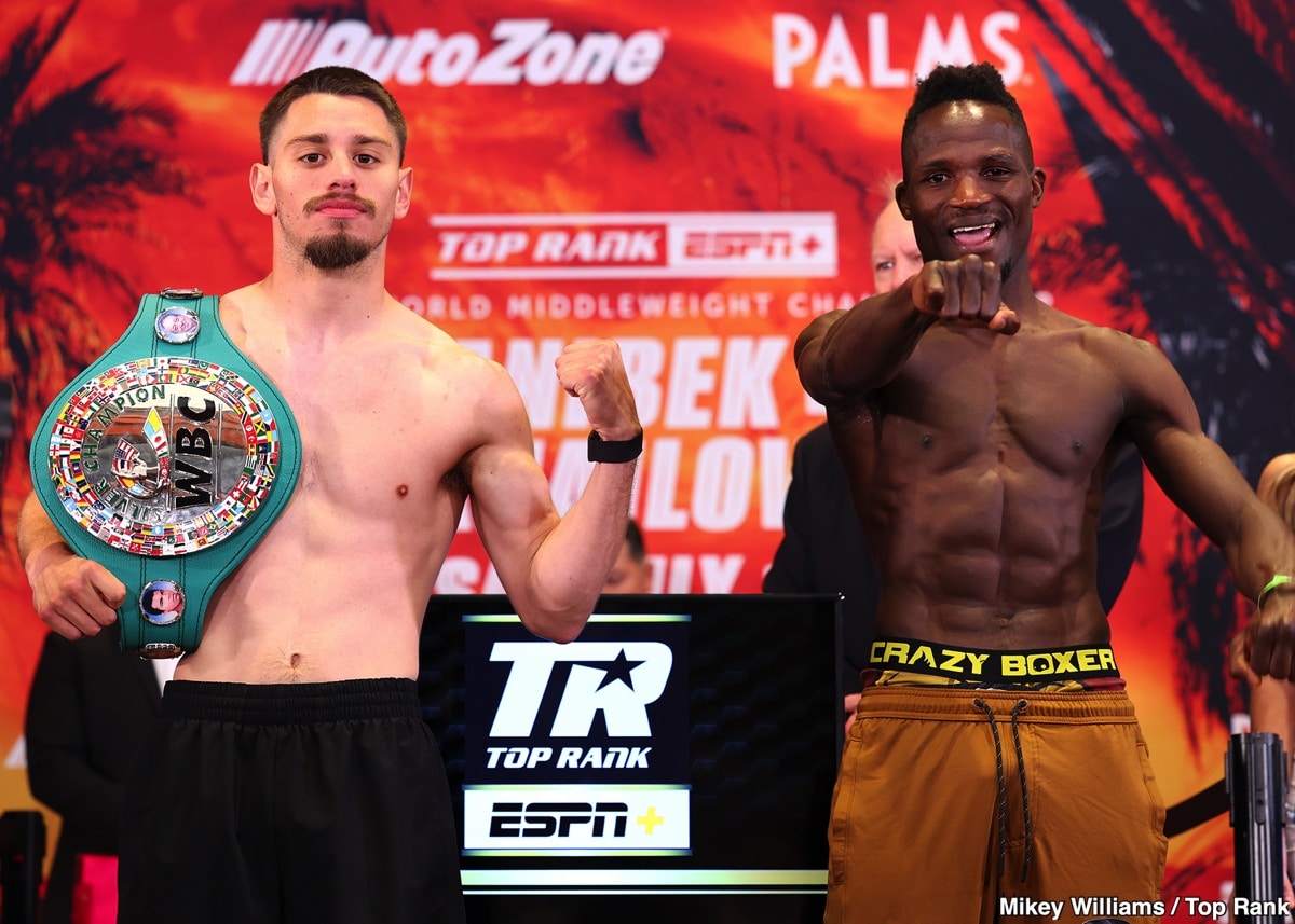 Image: Raymond Muratalla 134.1 vs. Tevin Farmer 134.7 - Weigh-in Results for Saturday on ESPN+