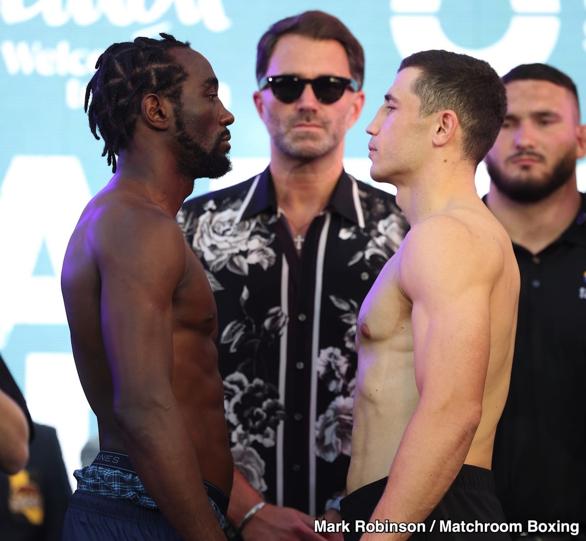 Image: Crawford Makes Weight, Stares Down Madrimov