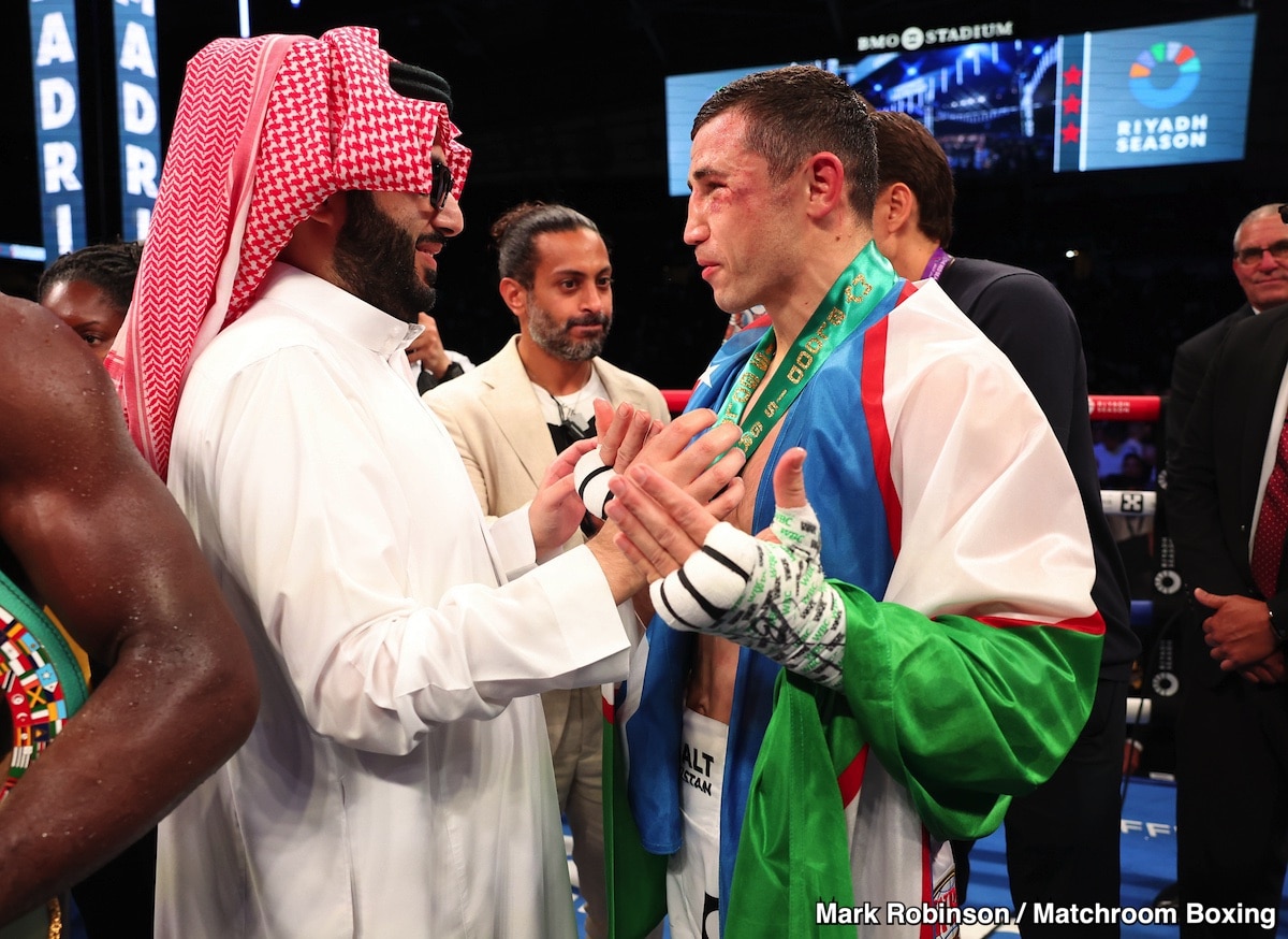 Image: Madrimov Out of Bohachuk Fight Due to Bronchitis
