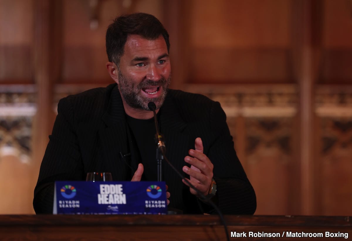 Image: Hearn Says Dubois "Not As Good As Joshua"