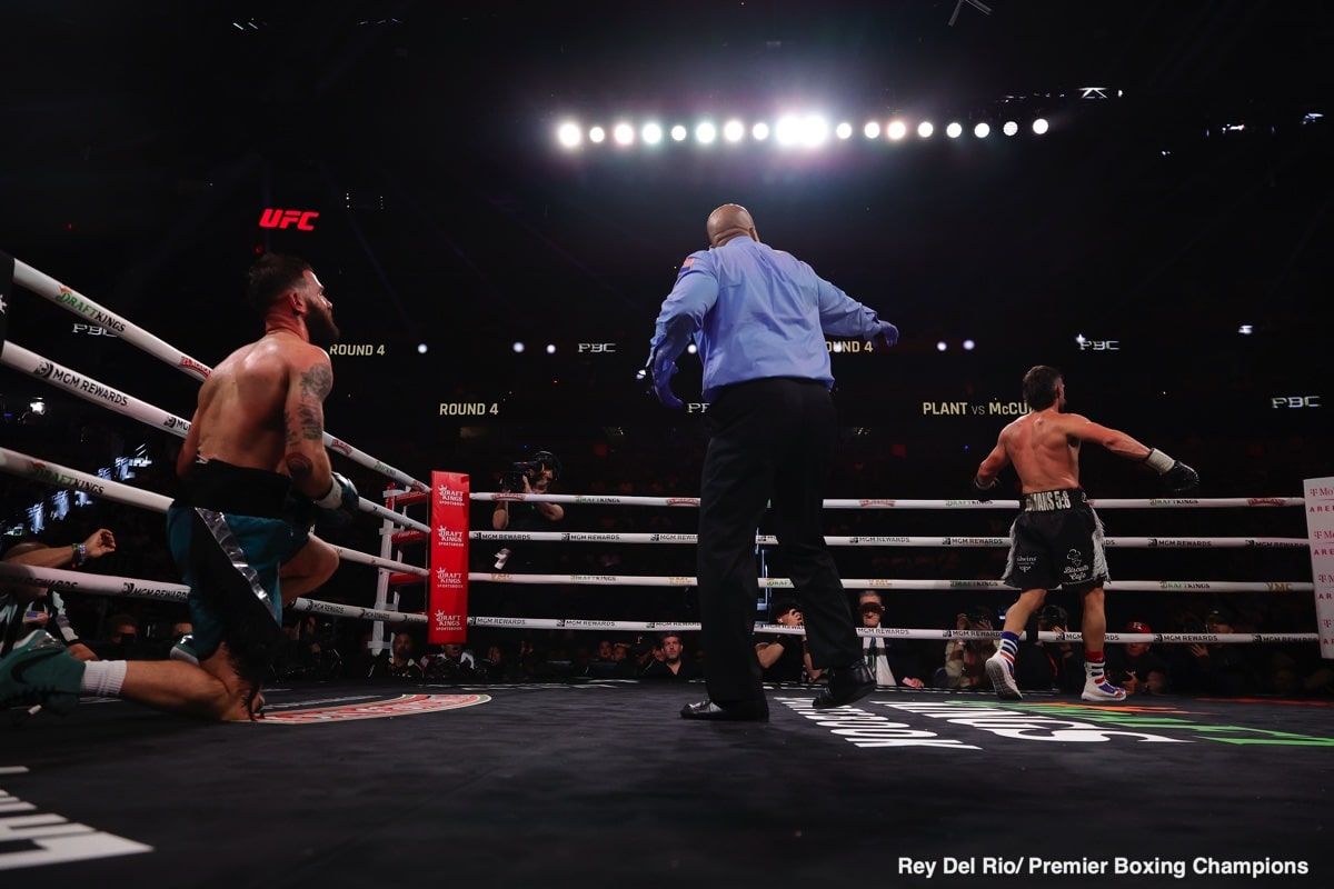 Image: Boxing Results: Caleb Plant Stops Trevor McCumby, Wins WBA Interim 168-lb Title