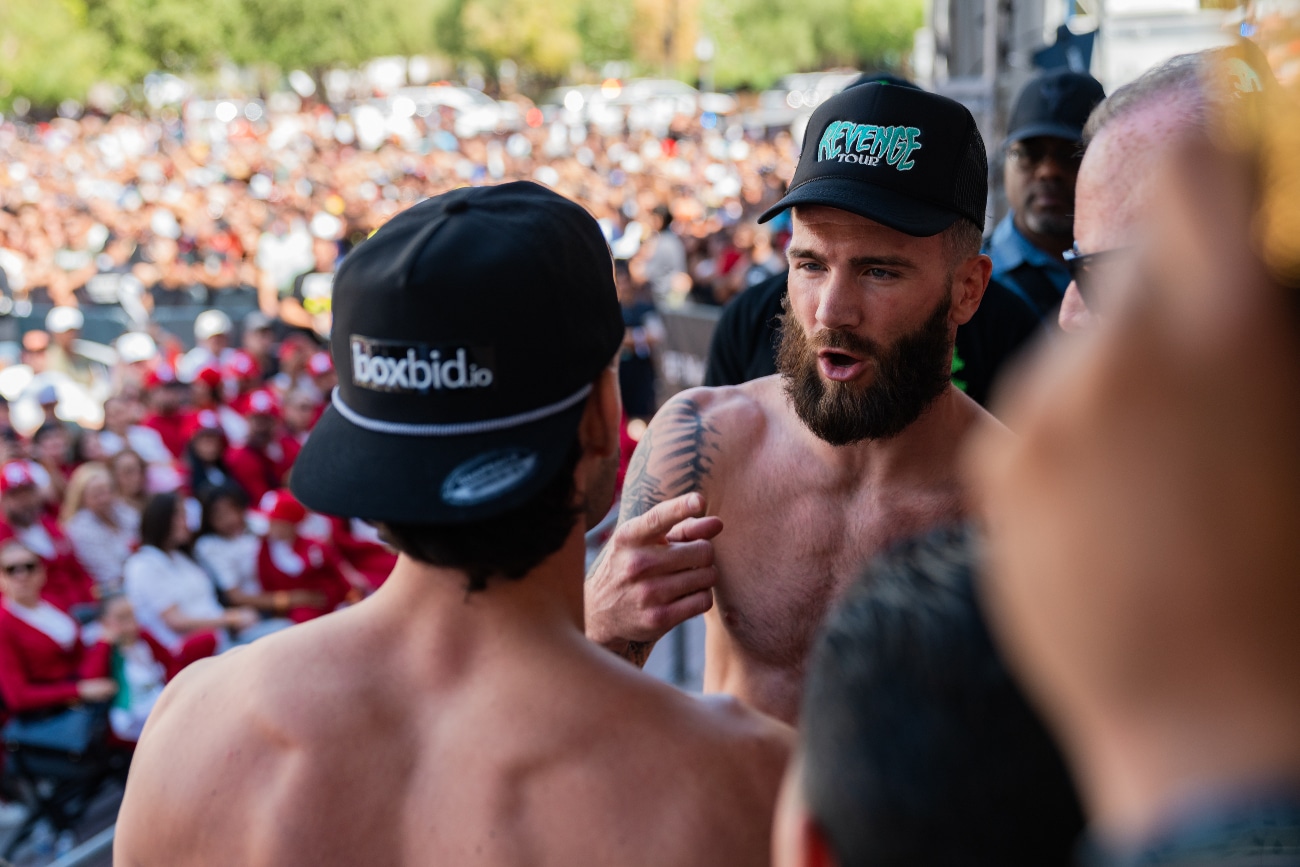 Image: Caleb Plant 167.2 vs. Trevor McCumby 167.2 - Weigh-in Results