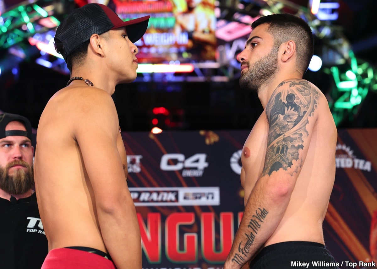 Image: Jaime Munguia vs. Erik Bazinyan Official ESPN Weigh-in Results