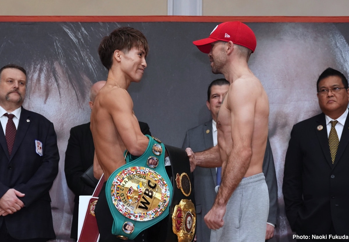Image: Naoya Inoue 122 vs. TJ Doheny 121.5 - Weigh-in results for Tuesday night