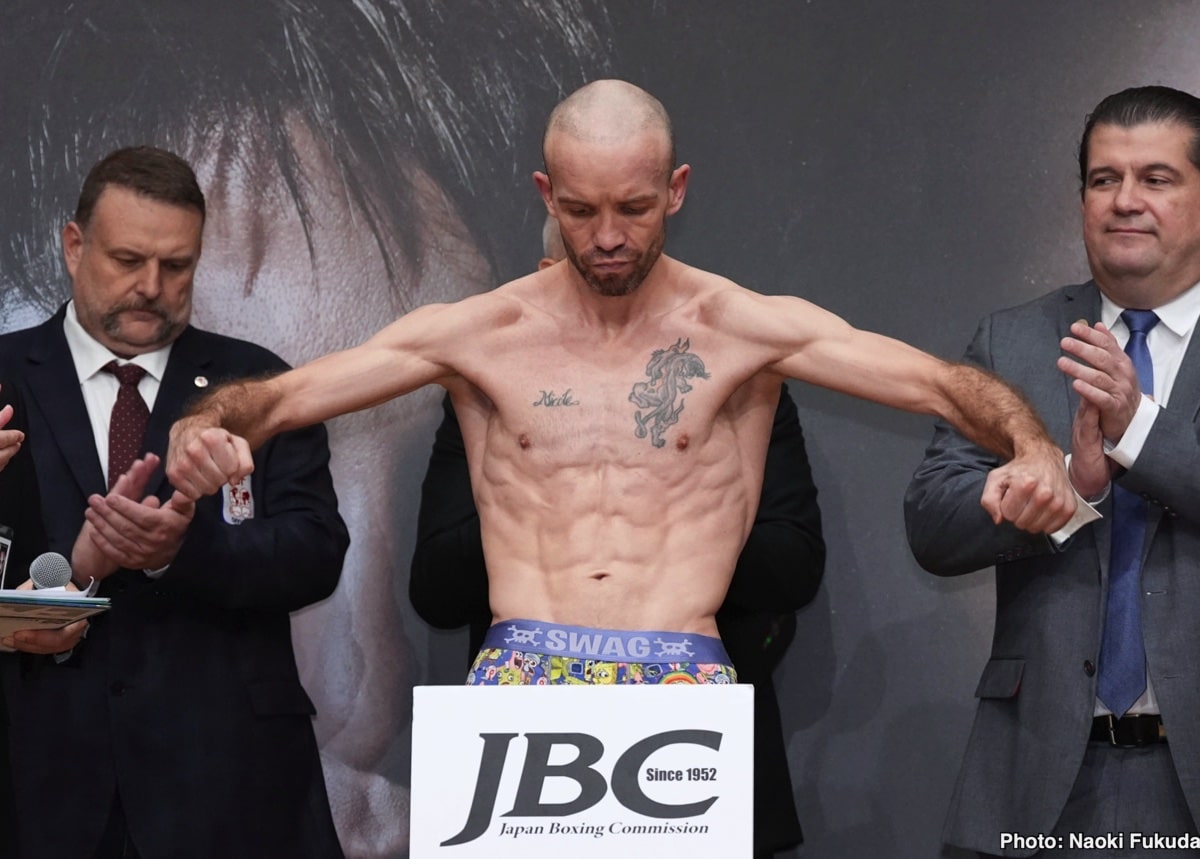 Image: Naoya Inoue 122 vs. TJ Doheny 121.5 - Weigh-in results for Tuesday night