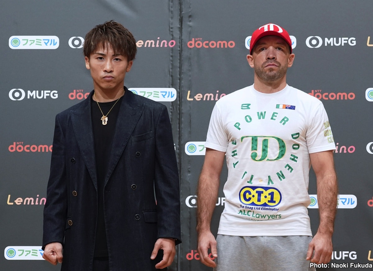 Image: Naoya Inoue 122 vs. TJ Doheny 121.5 - Weigh-in results for Tuesday night
