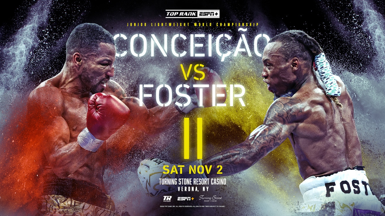 Image: Foster Vows to Throw More In Conceicao Rematch
