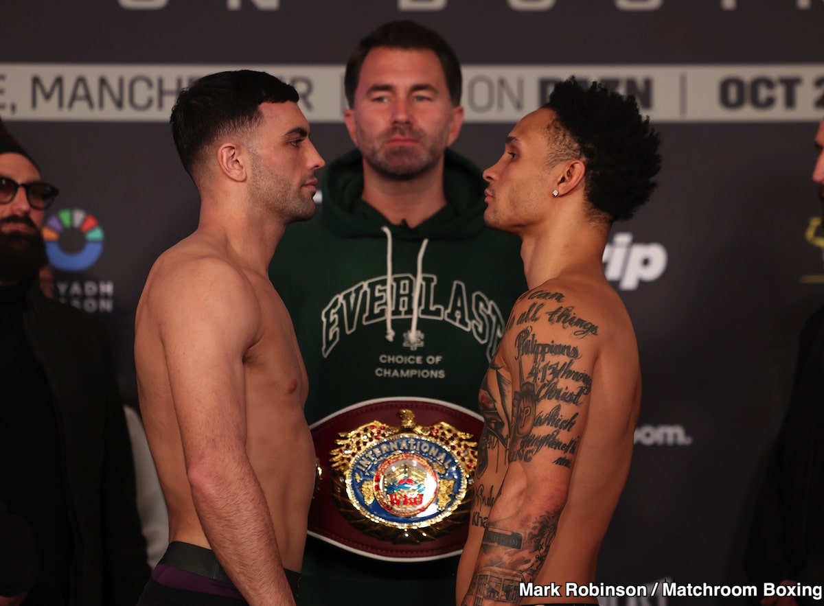 Image: Jack Catterall 140 vs. Regis Prograis 139.7 - Weigh-in Results for Saturday, Live on DAZN